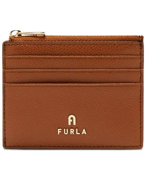 Furla Camelia S Zipped Card Case - Braun