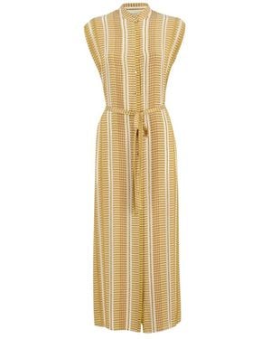 Zeus+Dione Shirt Dresses - Metallic