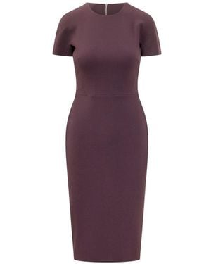 Victoria Beckham Midi Dresses - Morado