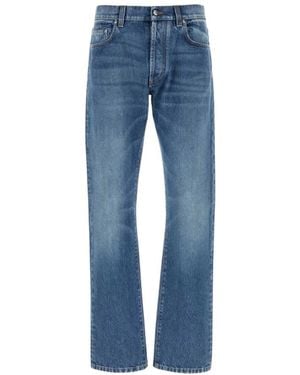 Versace Straight Jeans - Bleu