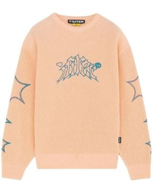 Iuter Round-Neck Knitwear - Natural