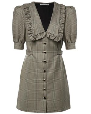 Alessandra Rich Kleedjes ,Short Kleedjes - Grijs