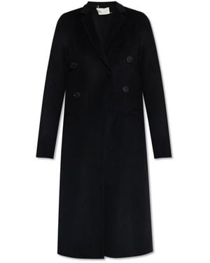 Tory Burch Double-Breasted Coats - Negro