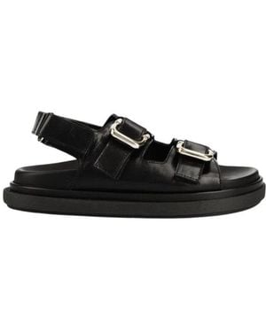 Alohas Flat Sandals - Negro