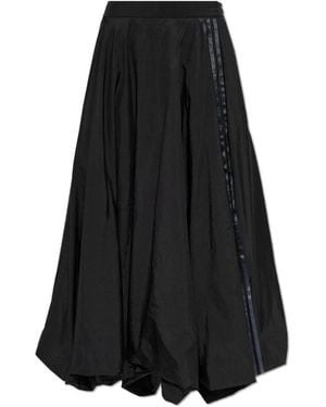 Y-3 Gradient 3 Streifen Nylon Ballonrock - Schwarz