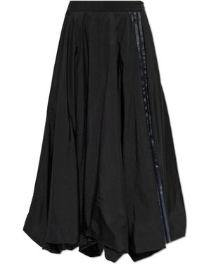Y-3 Gradient 3 Strepen Nylon Balloon Rok - Zwart