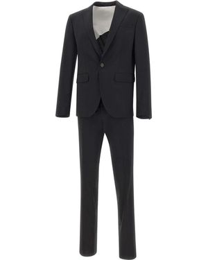 DSquared² Single Breasted Suits - Black