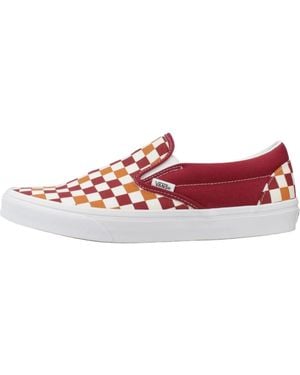 Vans Klassische Slip-On Loafers - Rot
