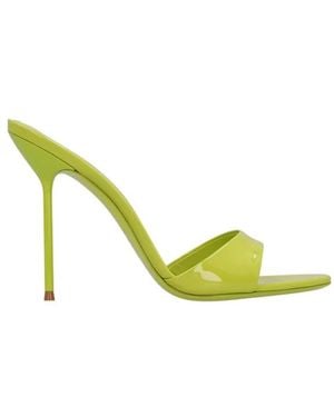 Paris Texas Heeled Mules - Amarillo
