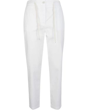 Eleventy Slim-Fit Trousers - Blanco