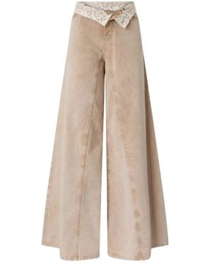 Pinko Wide Jeans - Neutro