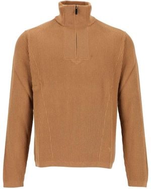 Emporio Armani Truien & Vesten ,Trui Met Col - Bruin