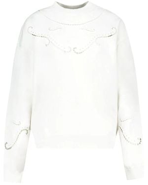 Isabel Marant Hoodies & Sweatvesten ,Katoen Vella Sweatshirt - Wit