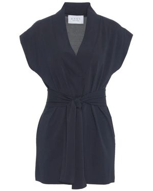 Kaos Sleeveless Tops - Blue