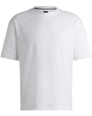 BOSS Tops ,Wit ,Katoen C-Tames 26 T-Shirt
