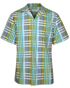 Lanvin Short Sleeve Shirts - Blue