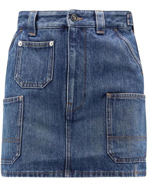 Givenchy Rokken ,Blauw ,Katoen Mini Cargo Rok