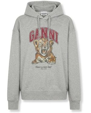 Ganni Hoodies - Gris