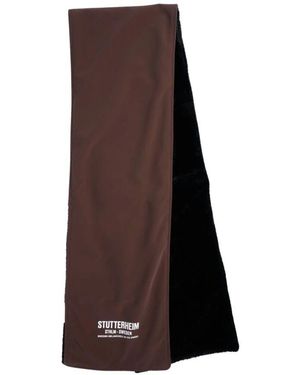 Stutterheim Wendbarer Wasserdichter Kunstpelzschal - Braun