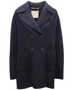 EMMA & GAIA Double-Breasted Coats - Blauw