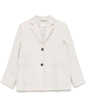 Max Mara Jassen Met Voorknoopsluiting - Wit