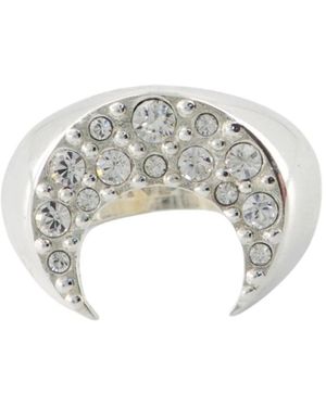 Marine Serre Moon Ring - White