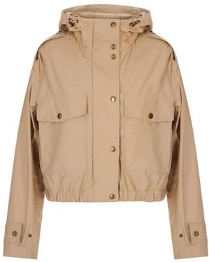 Moncler Light Jackets - Natural