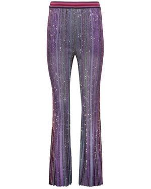 Missoni Wide Trousers - Purple