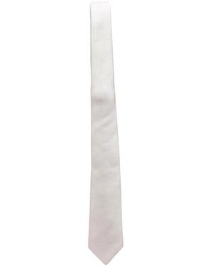 Lanvin Accessoires ,Zijden Stropdas - Wit