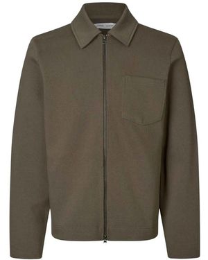 Samsøe & Samsøe Sweatshirtjacke - Grün