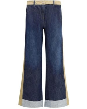 True Royal Wide Jeans - Azul