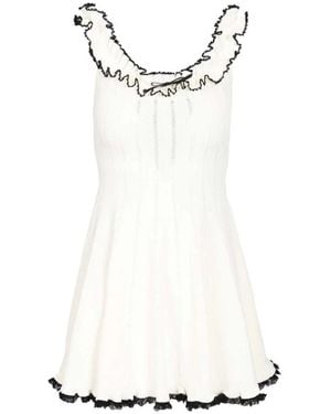Self-Portrait Short Dresses - White