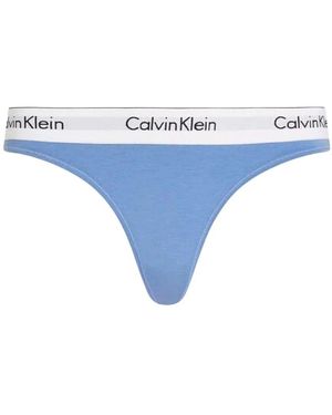 Calvin Klein Blaue String Unterwäsche