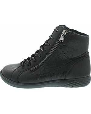 Waldläufer Schnürstiefel - Schwarz