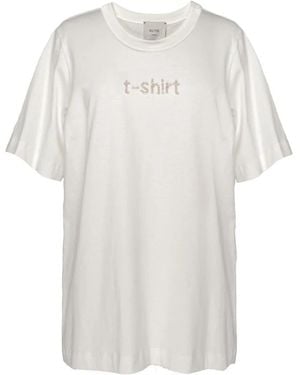 Alysi T-Shirts - Weiß