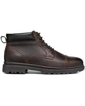 Geox Lace-Up Boots - Black