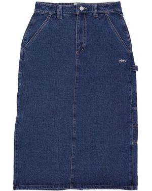 Obey Denim Skirts - Blue