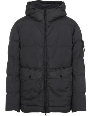 Stone Island Down Jackets - Negro