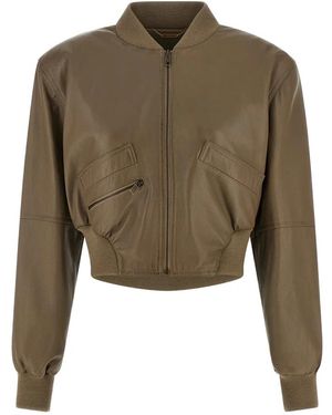 Chloé Bomber Jackets - Green