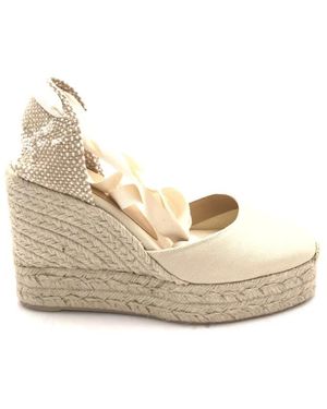 Castañer Carina Wedge Espadrille - Natur