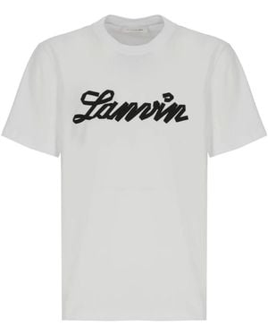 Lanvin Tops ,Wit ,T-Shirts