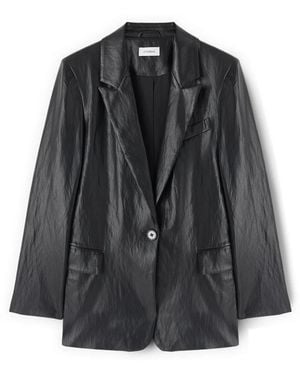 mötivi Jassen ,Zwart ,Katoen Oversized Blazer