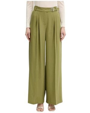 KARL LAGERFELD Wide Trousers - Verde