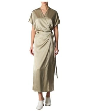 Roberto Collina Wrap Dresses - Green