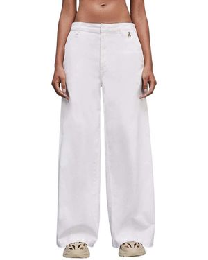 Patrizia Pepe Wide Trousers - Blanco