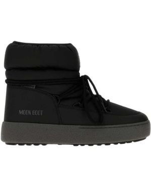 Moon Boot Schoenen ,Zwart ,Nylon Ltrack Low Nylon Wp