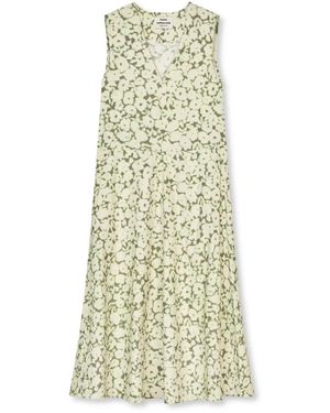 Mads Nørgaard Midi Kleid - Mehrfarbig