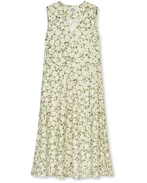 Mads Nørgaard Midi Kleid - Mehrfarbig