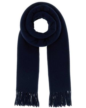 Maison Kitsuné Fox Head Schal - Blau
