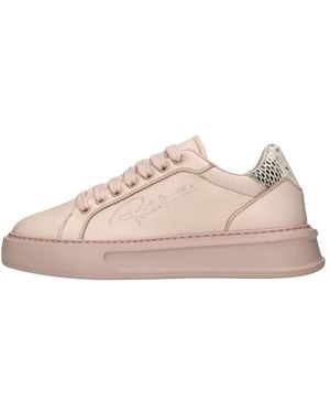 Roberto Cavalli Schoenen ,Roze ,Leer Leren Sneakers